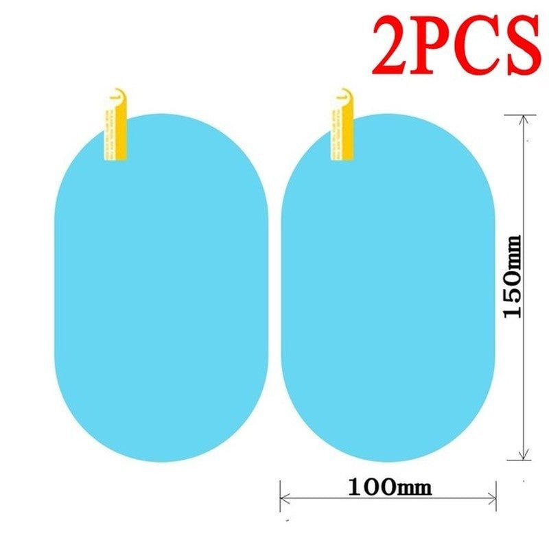 2Pcs Car Rearview Mirror Anti-Fog Waterproof Protective Film Stickers. - Adistore