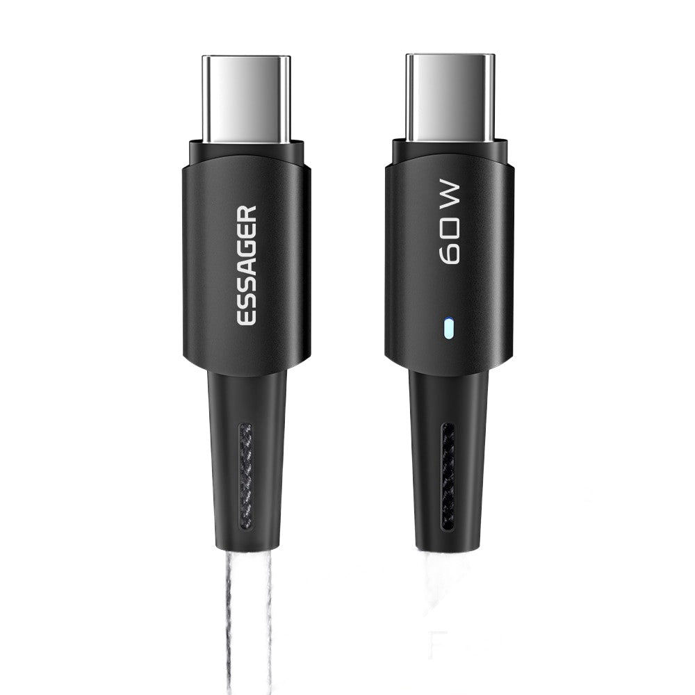 Essager Type C to C Fast Charging Cable – 100W for Phones, iPad, MacBook - Adistore