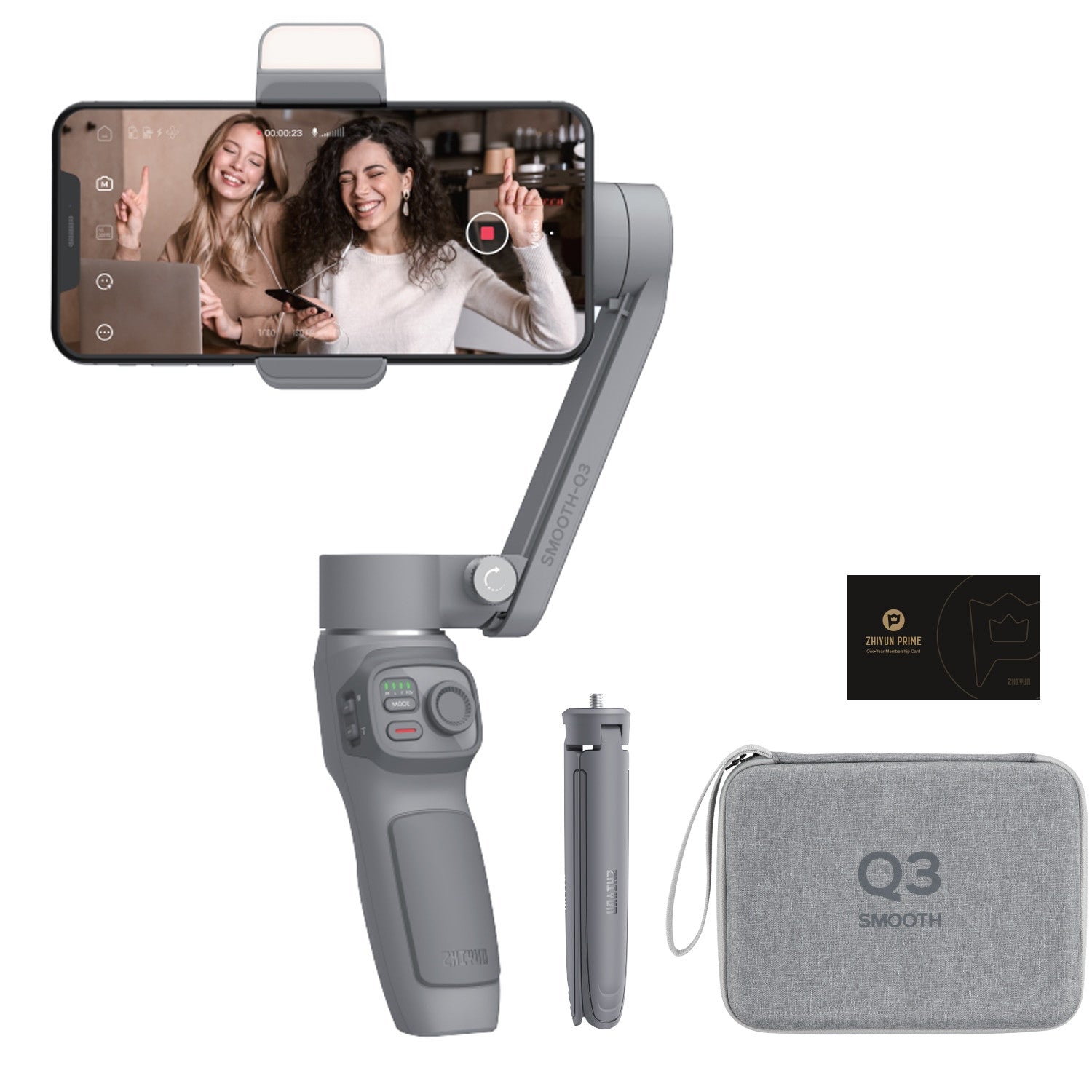 ZHIYUN SMOOTH Q3 Gimbal – Phone Stabilizer for iPhone & Android - Adistore