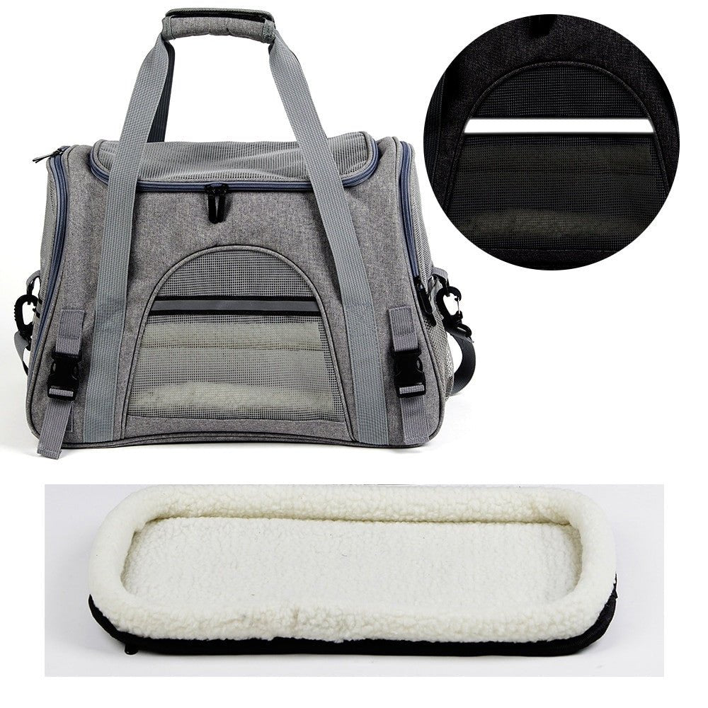 Dog Carrier Bag Soft Side Backpack Cat Pet Carriers Dog Travel Bags Airline Approved