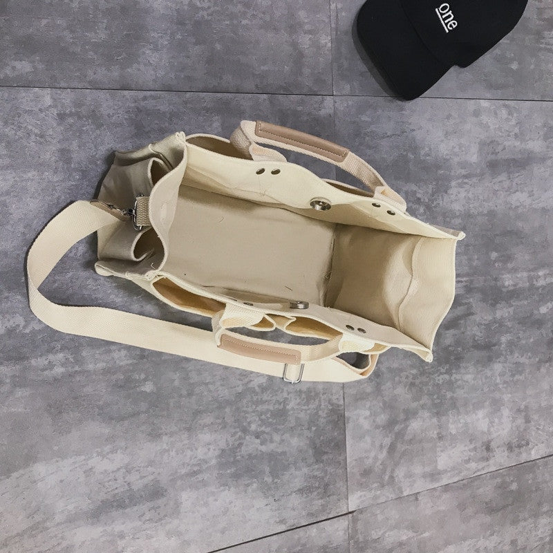 Women's Canvas Tote Handbag – Casual Travel Zip Organizer Bag - Adistore