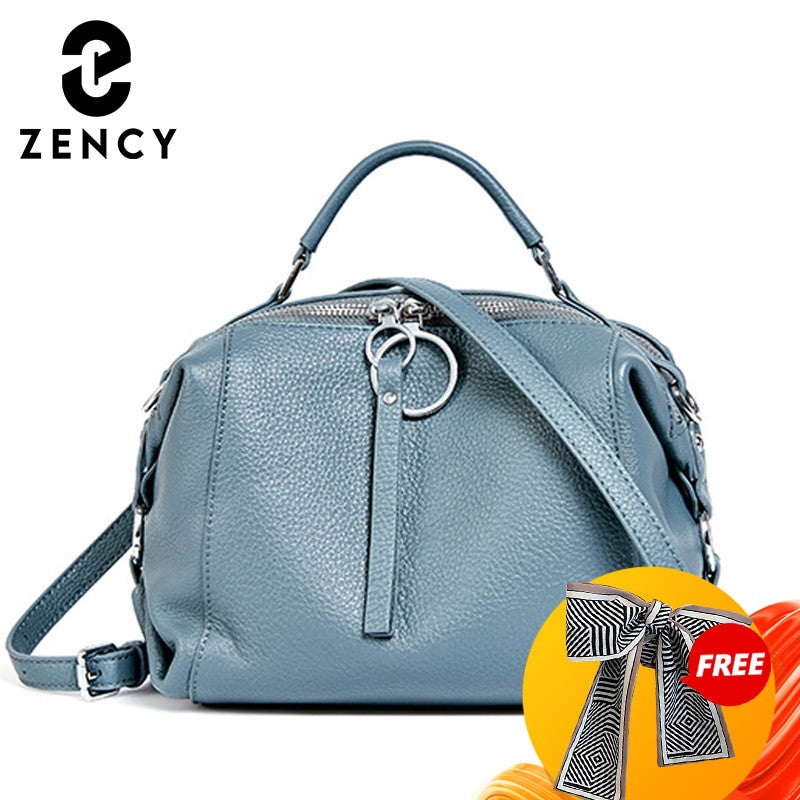 Zency Soft Genuine Leather Women’s Handbag – Tote & Crossbody Bag - Adistore
