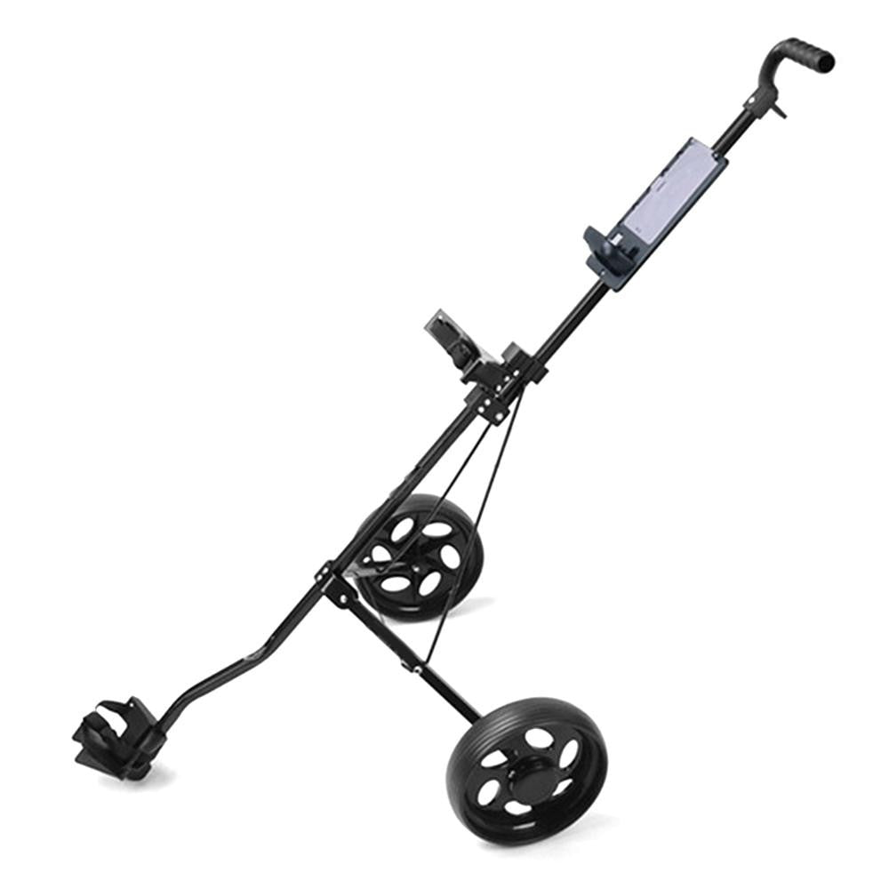 Adjustable Golf Pull Cart – 2-Wheel Trolley with Brake & Lightweight - Adistore