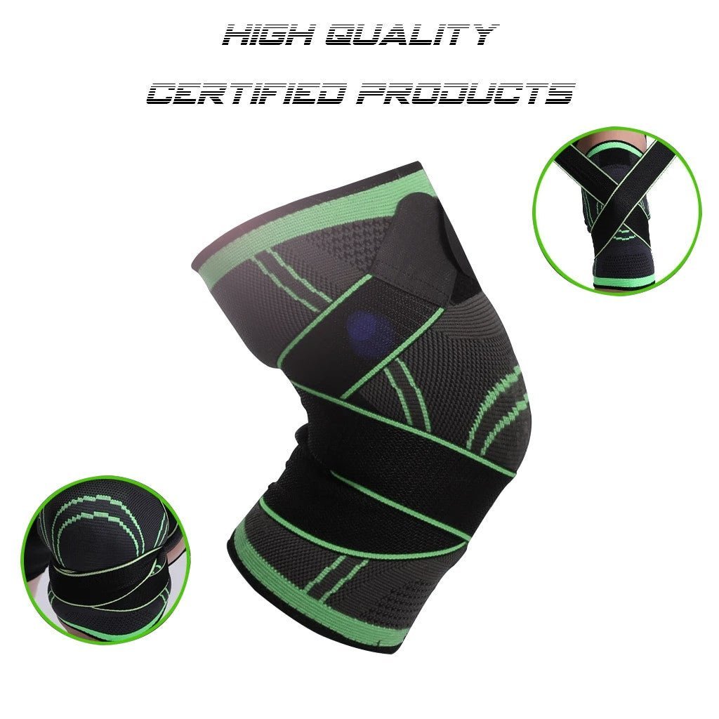 Multi-Purpose Knee Brace for Men – Elastic Compression Joint Support - Adistore