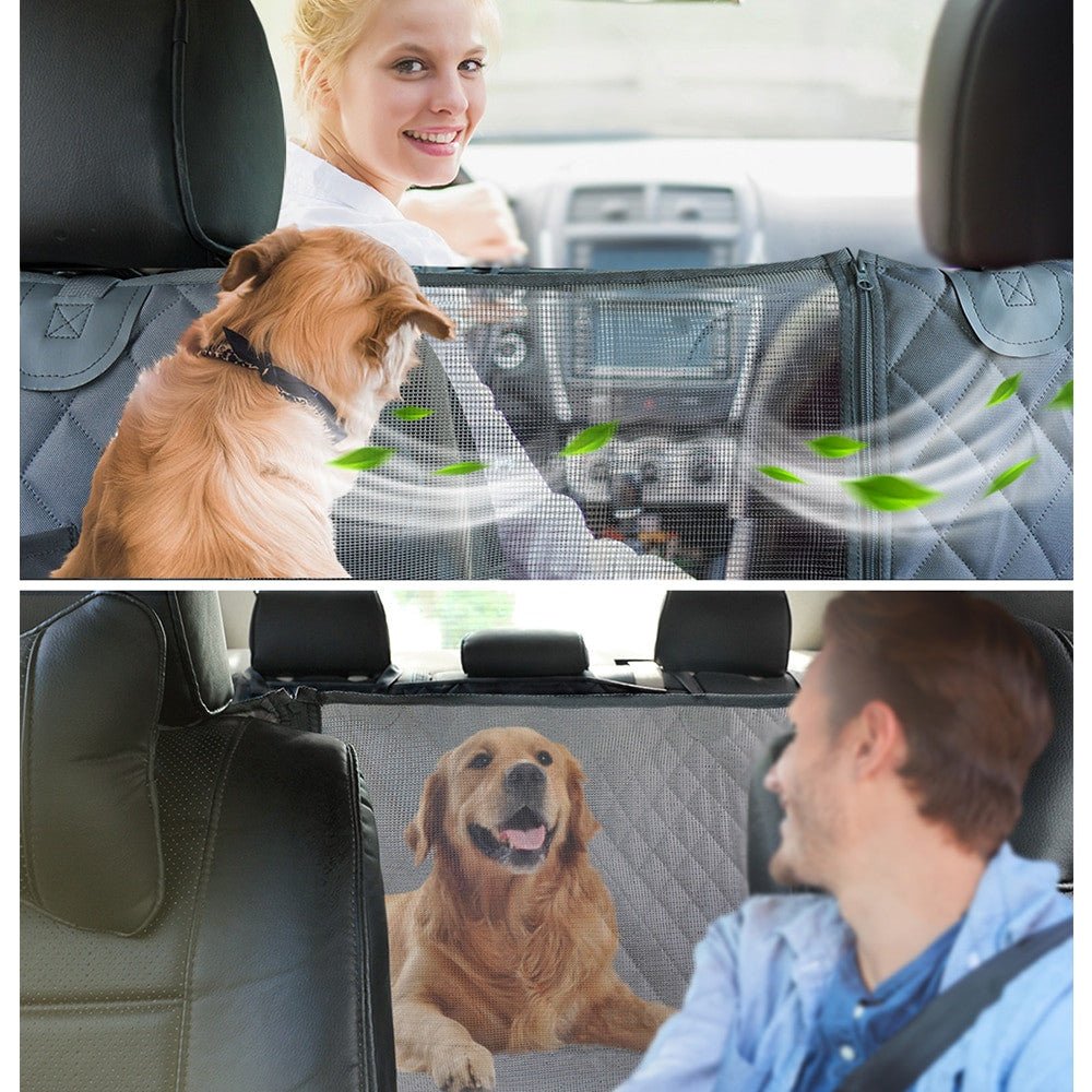 PETRAVEL Waterproof Dog Car Seat Cover – Rear Seat Protector Mat