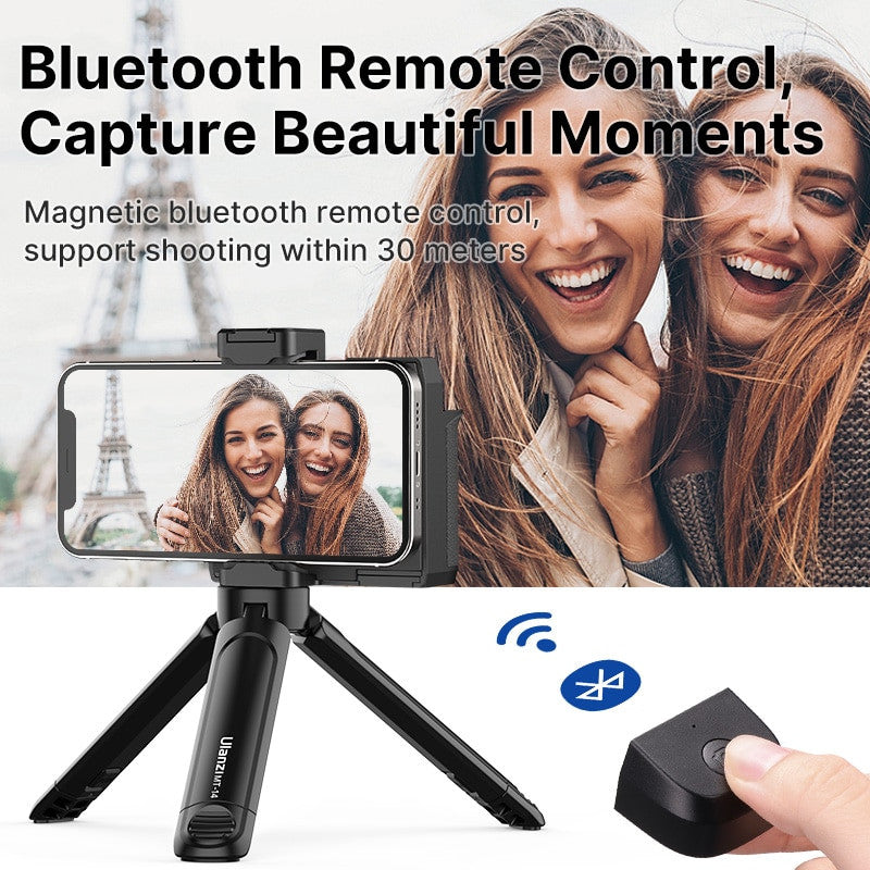 Ulanzi CapGrip II – Smartphone Handheld Bluetooth Remote Selfie Booster - Adistore