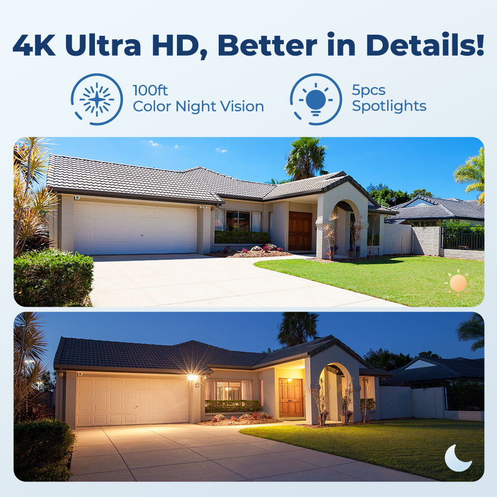 Reolink 4K 8MP Smart Security Camera – 2-Way Audio & Human/Car Detection - Adistore