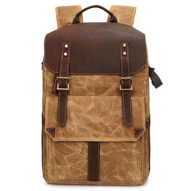 Vintage Canvas Backpack – Unisex Outdoor Sports & Travel Bag - Adistore