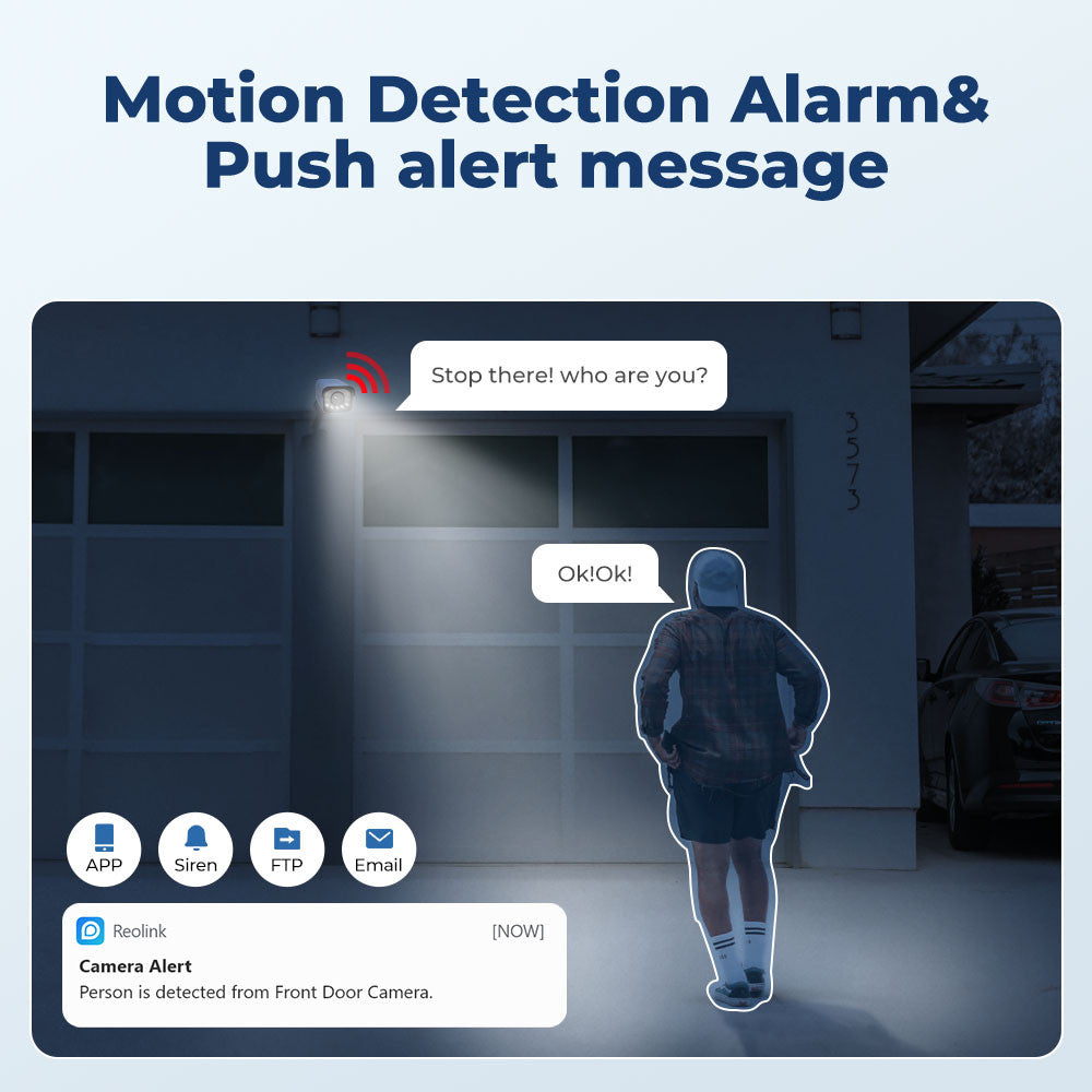 Reolink 4K 8MP Smart Security Camera – 2-Way Audio & Human/Car Detection - Adistore