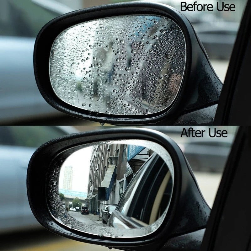 2Pcs Car Rearview Mirror Anti-Fog Waterproof Protective Film Stickers. - Adistore