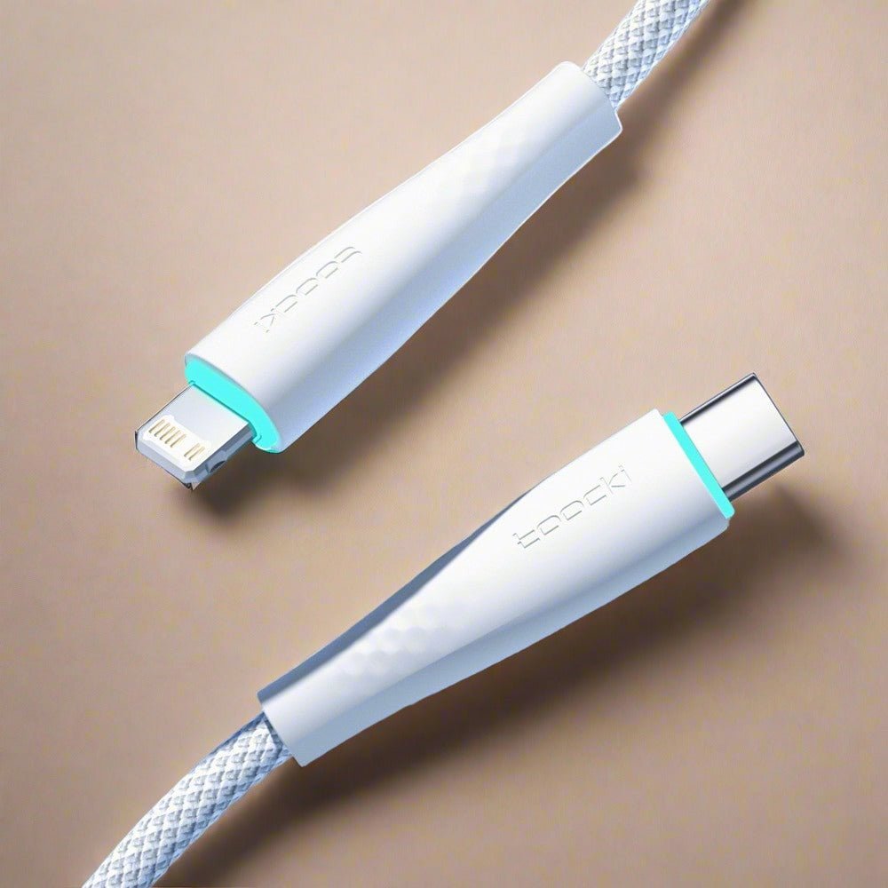 Toocki 2pcs USB-C to Lightning Cable – Fast Charging for iPhone 14/13/12 - Adistore