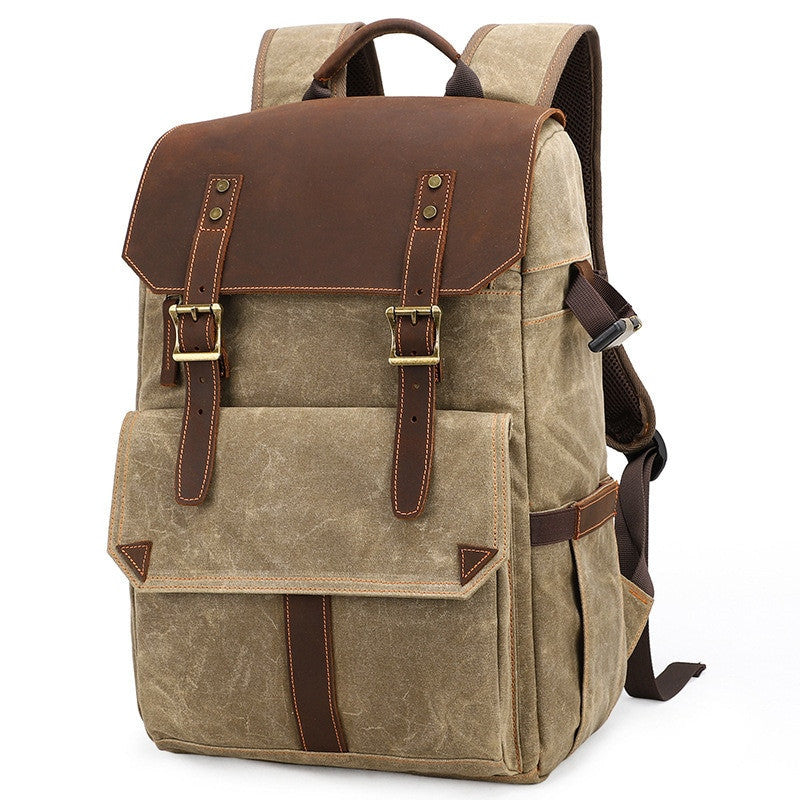 Vintage Canvas Backpack – Unisex Outdoor Sports & Travel Bag - Adistore