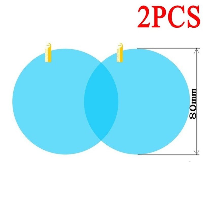 2Pcs Car Rearview Mirror Anti-Fog Waterproof Protective Film Stickers. - Adistore