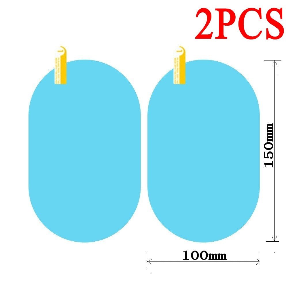 2Pcs Car Rearview Mirror Anti-Fog Waterproof Protective Film Stickers. - Adistore