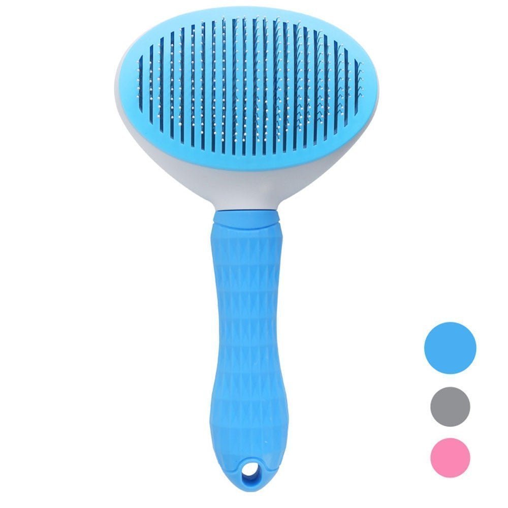 Auto Self-Cleaning Pet Hair Brush for Dogs & Cats – Easy Grooming - Adistore