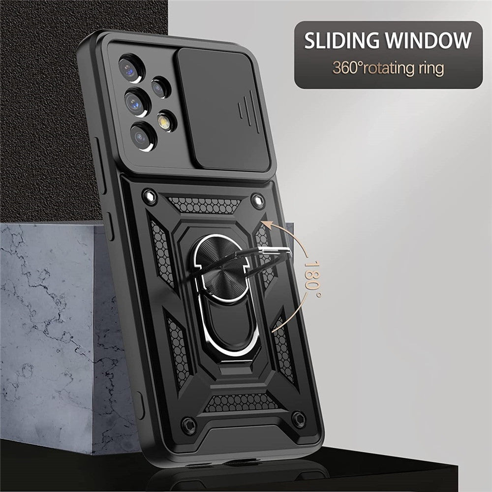 Case with Ring Stand for Samsung A53 5G - Shockproof & Camera Cover - Adistore