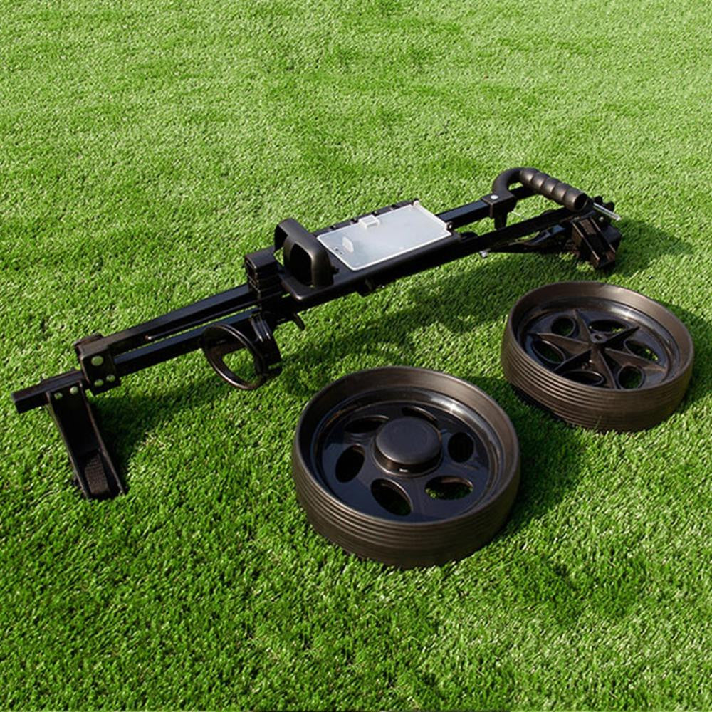 Adjustable Golf Pull Cart – 2-Wheel Trolley with Brake & Lightweight - Adistore