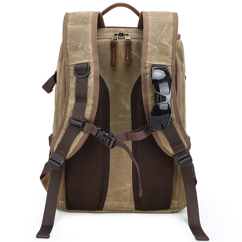 Vintage Canvas Backpack – Unisex Outdoor Sports & Travel Bag - Adistore