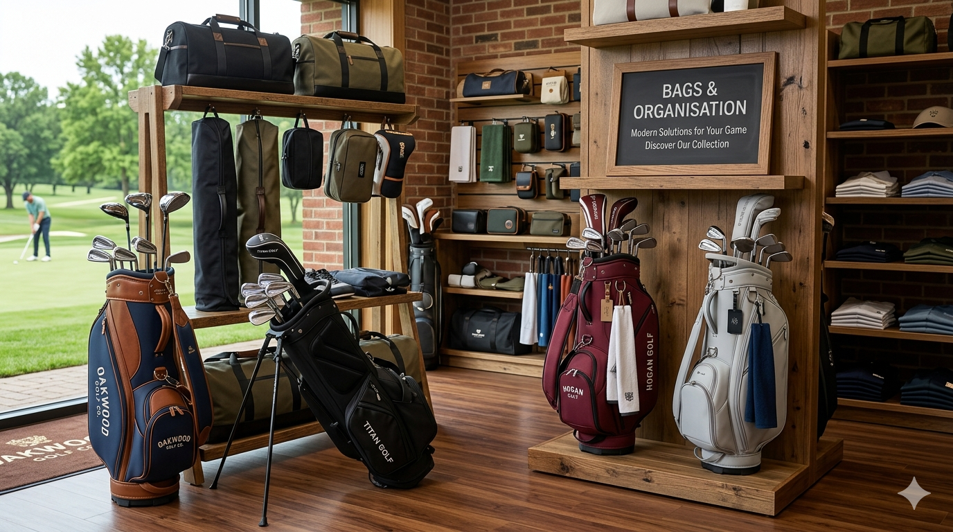 Golf bag accessories UK — stand bags, cart bags and organisers from Adistore Golf