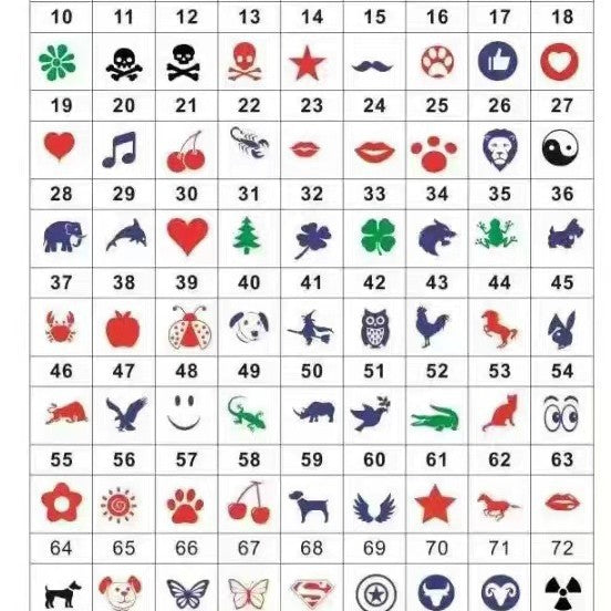 Golf ball stamp UK — range of available stamp designs for personalising golf balls
