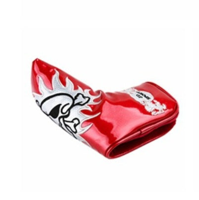 Golf putter cover UK — red protective putter cover