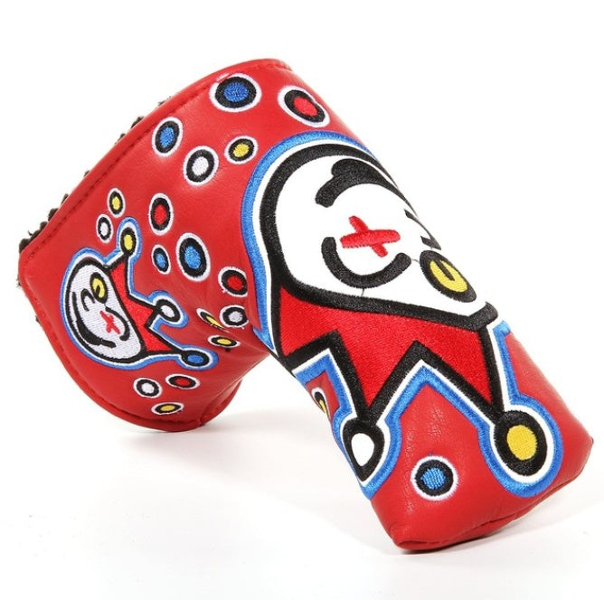 Golf putter cover UK — red novelty design putter head protector