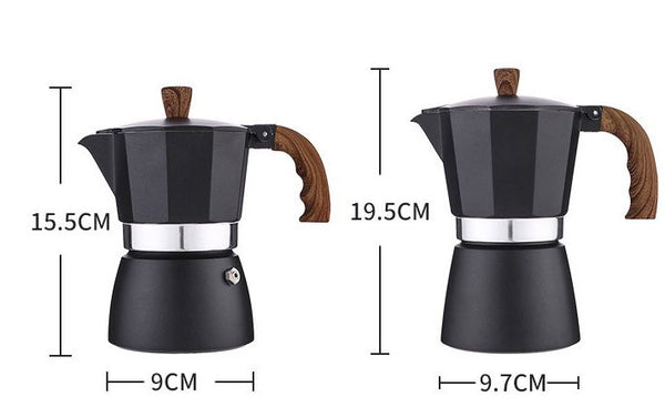 Italian Mocha Coffee Pot Set – Classic Espresso Maker for Home Use - Adistore