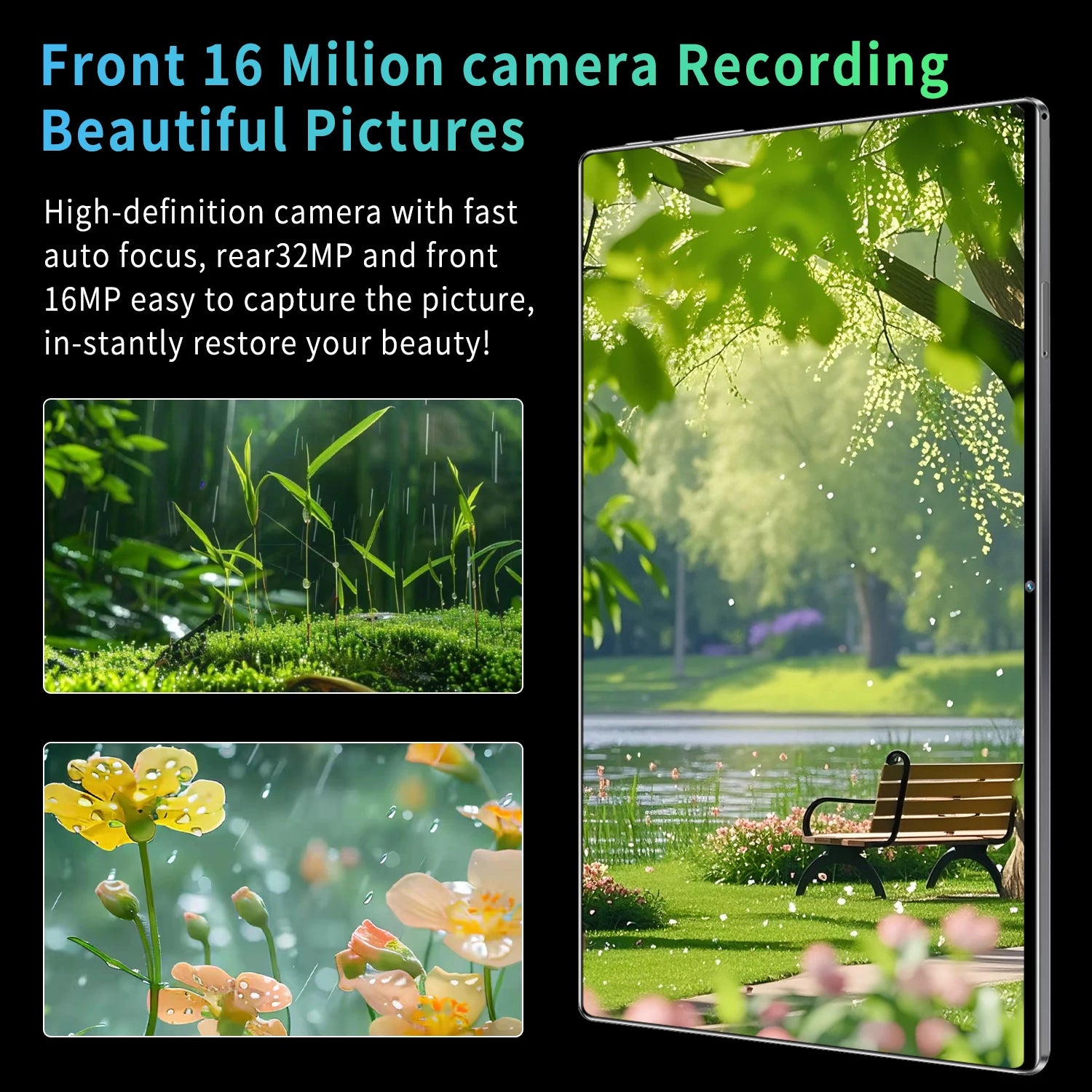 2025 New 5G Android 13 Tablet 10.36" – 16GB RAM 1TB ROM Dual SIM 10-Core