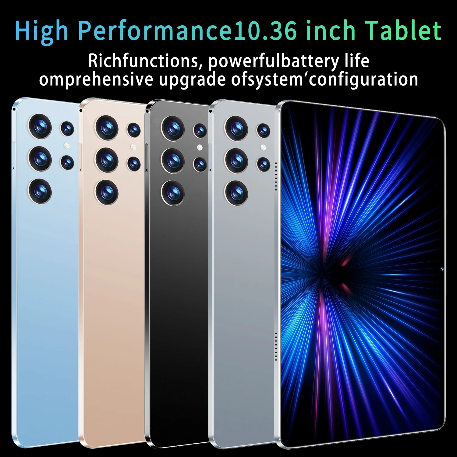 2025 New 5G Android 13 Tablet 10.36" – 16GB RAM 1TB ROM Dual SIM 10-Core