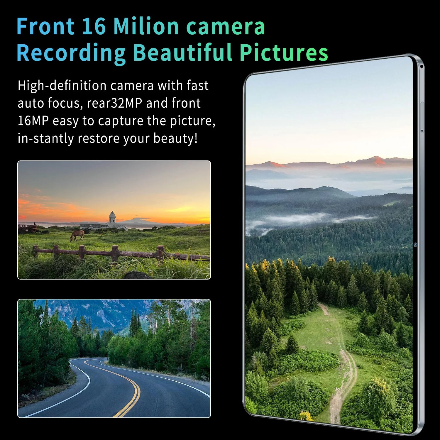 2025 New 5G Android 13 Tablet 10.36" – 16GB RAM 1TB ROM Dual SIM 10-Core