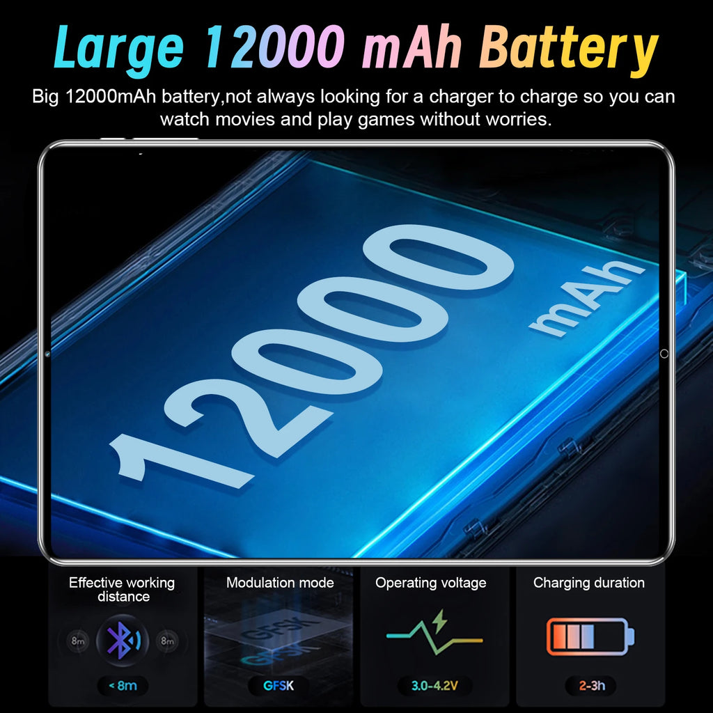 2025 New 5G Android 13 Tablet 10.36" – 16GB RAM 1TB ROM Dual SIM 10-Core