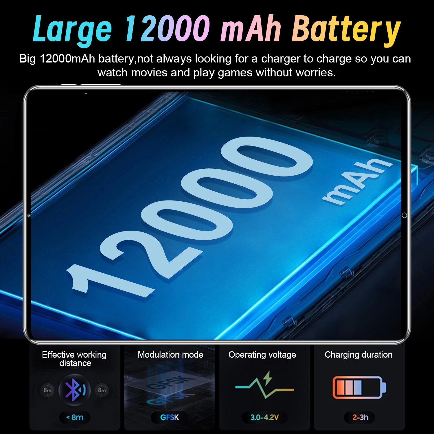 2025 New 5G Android 13 Tablet 10.36" – 16GB RAM 1TB ROM Dual SIM 10-Core