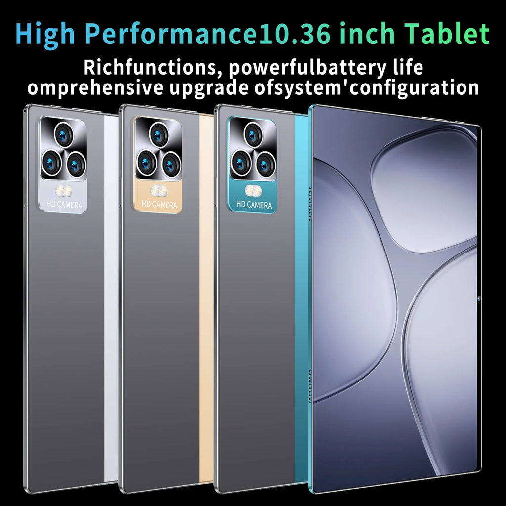 2025 New 5G Android 13 Tablet 10.36" – 16GB RAM 1TB ROM Dual SIM 10-Core