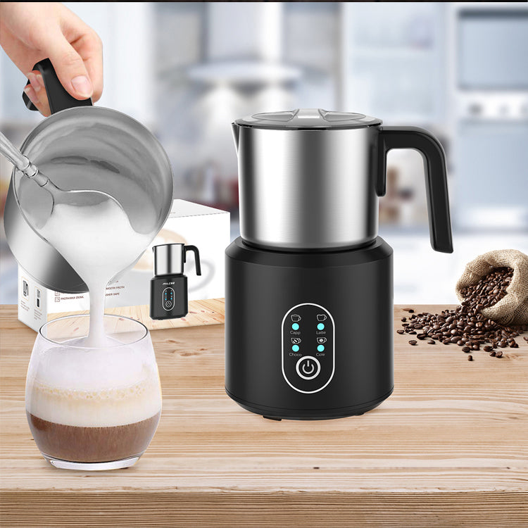 Electric Milk Frother & Warmer EU | Latte Cappuccino Foam Maker