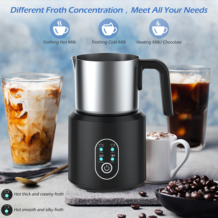 Electric Milk Frother & Warmer EU | Latte Cappuccino Foam Maker