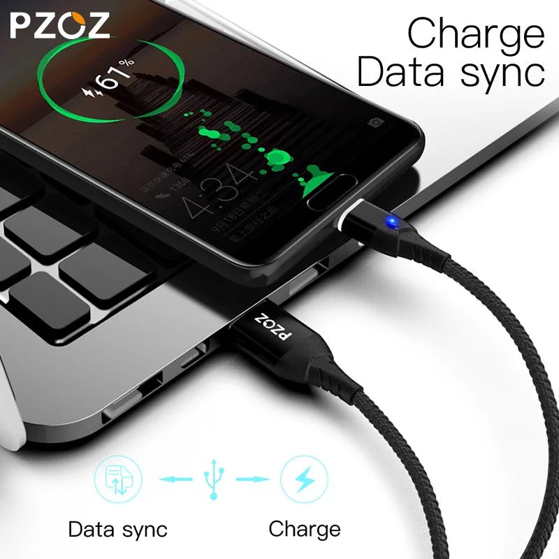 PZOZ 5A  Cable Type C Super Fast Charging  For iPhone Huawei Xiaomi Phone