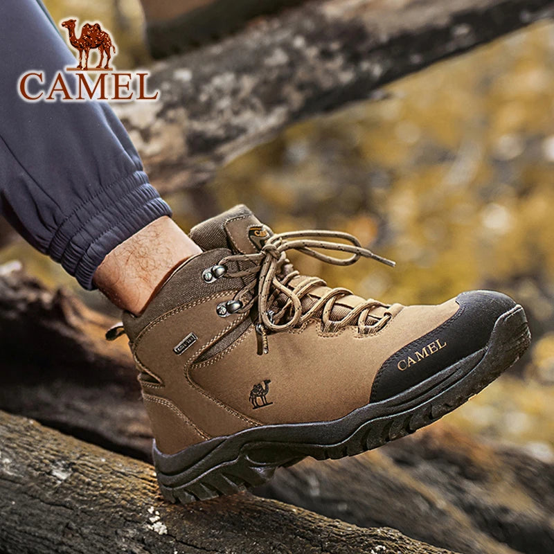 GOLDEN CAMEL Waterproof Hiking Shoes Anti-Slip Trekking Boots Unisex