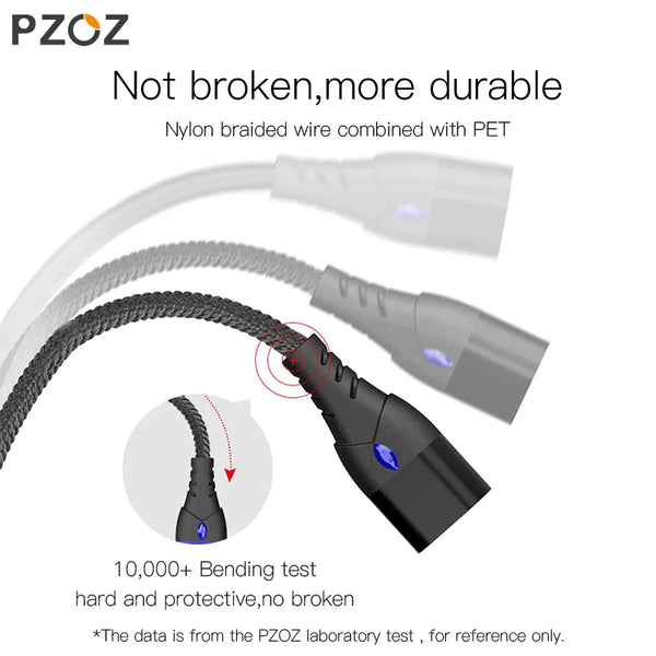 PZOZ 5A Type C Cable – Super Fast Charging for iPhone & Android - Adistore