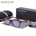 BARCUR Black Walnut Polarized Sunglasses for Men UV400