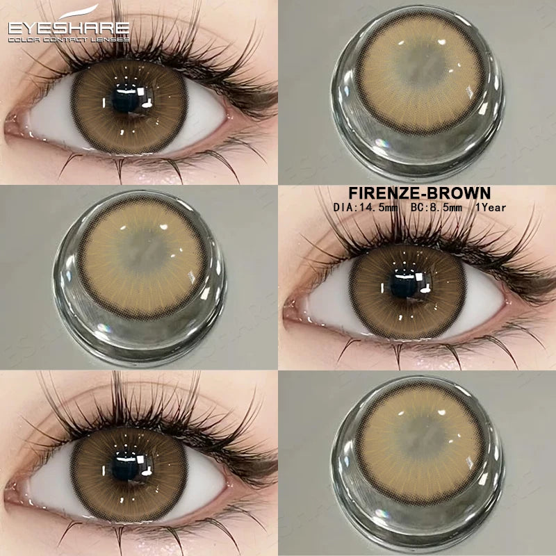 EYESHARE Big Eyes Colour Contact Lenses – Fashion Cosmetic Eye Lenses for Women