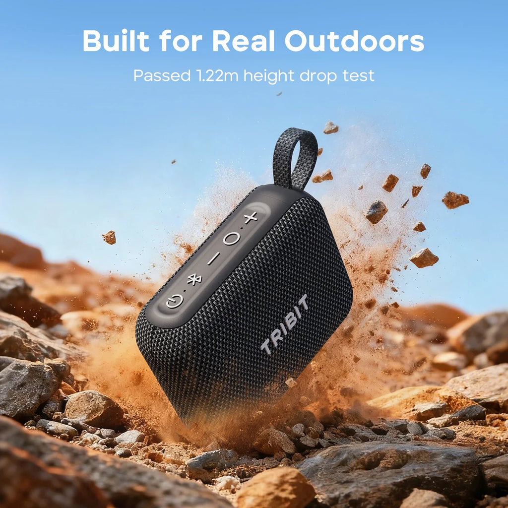 Tribit PocketGo Waterproof Bluetooth Speaker BT6.0