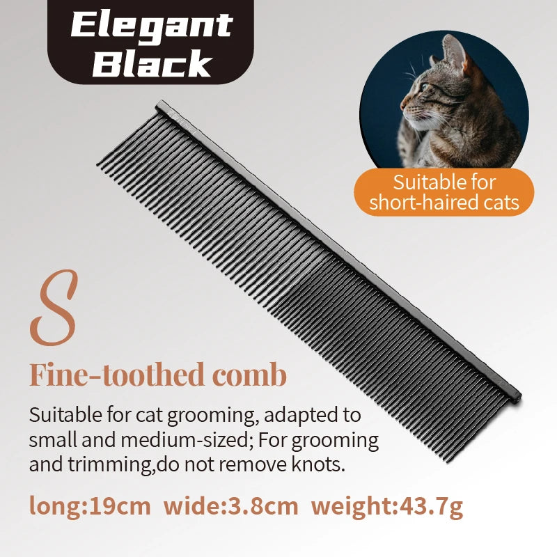 Fenice Professional Pet Grooming Comb Stainless Steel