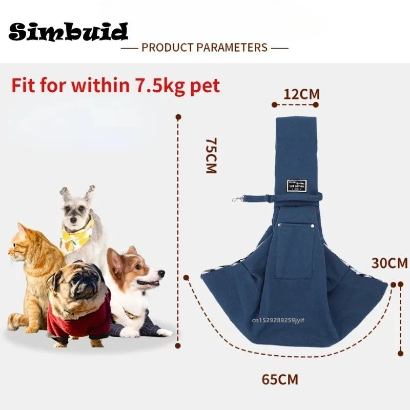 Comfortable Dog Carrier Crossbody Shoulder Bag for Outdoor Travel