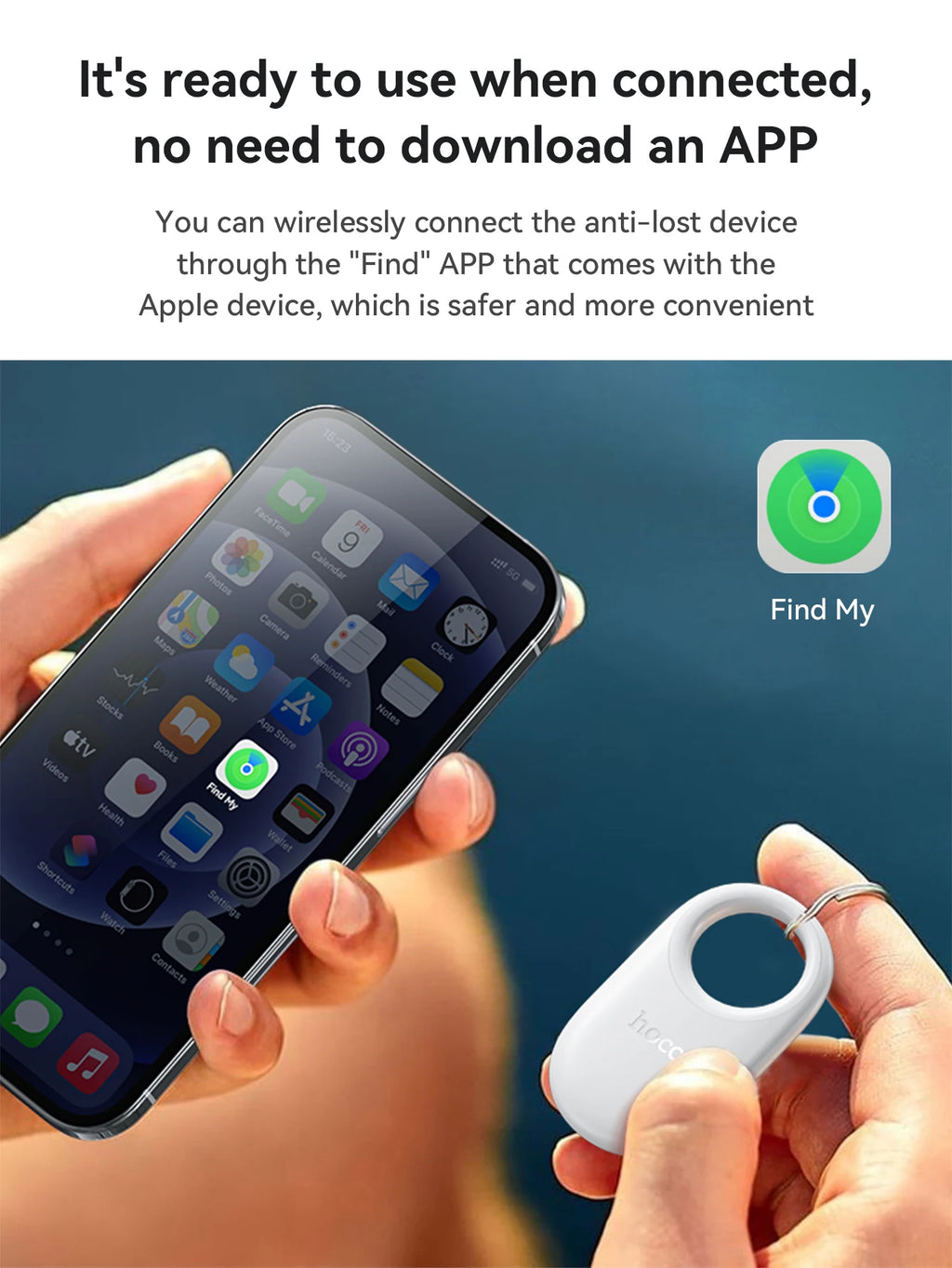HOCO E94 AirTag GPS Smart Tracker Anti-Lost Device for Pets & Kids