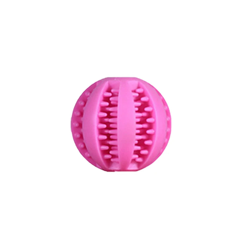 Interactive Rubber Ball Dog Toy for Puppies, Cats & Large Dogs