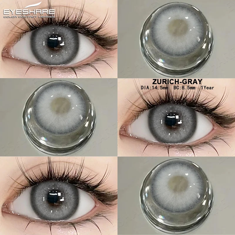 EYESHARE Big Eyes Colour Contact Lenses – Fashion Cosmetic Eye Lenses for Women