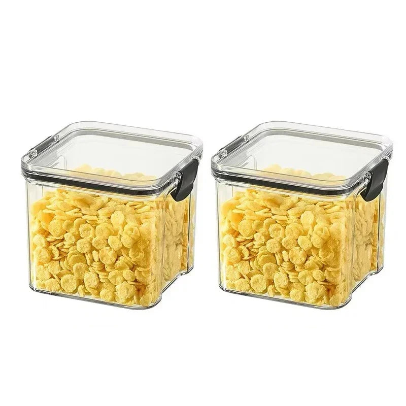 1-4PCS Sealed Jars Kitchen Organizer Grain Storage Boxes Large Capacity
