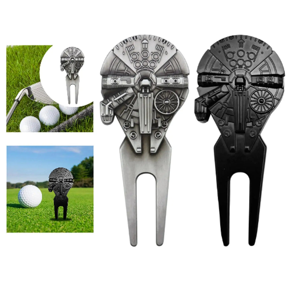Lightweight golf divot tool for green repair
