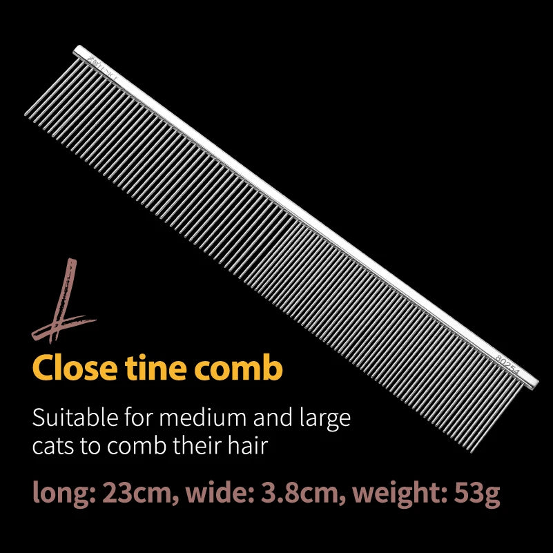 Fenice Professional Pet Grooming Comb Stainless Steel