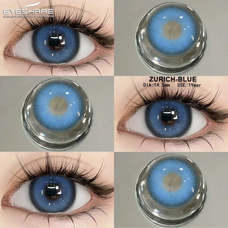 EYESHARE Big Eyes Colour Contact Lenses – Fashion Cosmetic Eye Lenses for Women